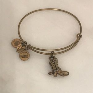 Alex and ani cowboy boot bracelet